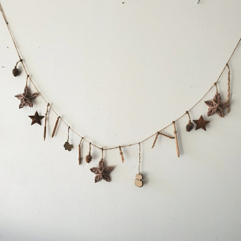 Handmade Garland | Paper | Metal | Wood